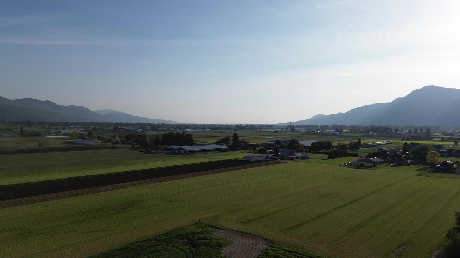 Farmland in the Fraser Valley near Chilliwack