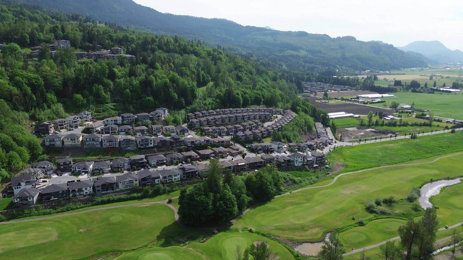 Homes on the Eastern Hillsides above Chilliwack