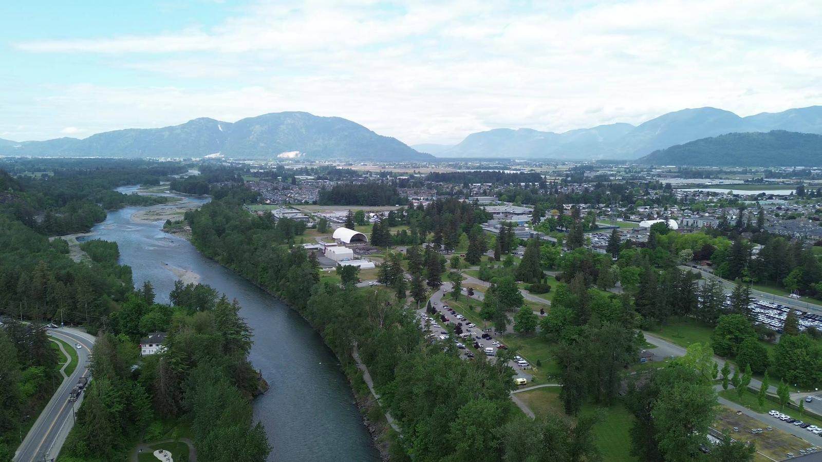 The Vedder River running past Sardis